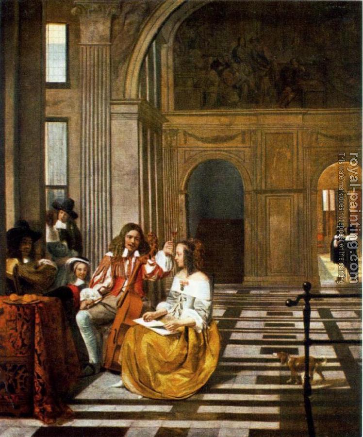 Pieter De Hooch : Company Making Music Pieter De Hooch : Company Making Music